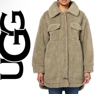 UGG Tan Sherpa Coat